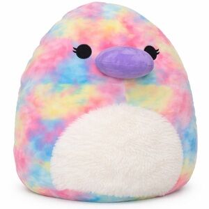 Squishmallows 16” Tie Dye Rainbow Plush Large Soft Stuffed Animal Pillow